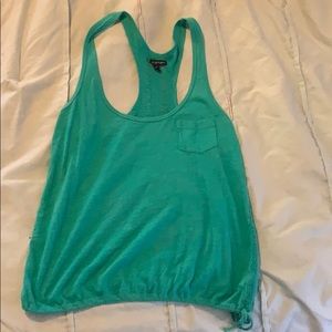 Green tank top